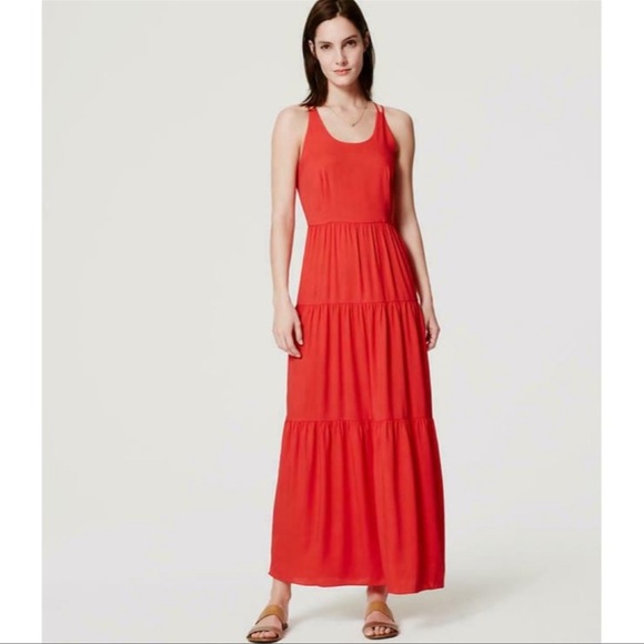 LOFT Dresses & Skirts - LOFT tiered maxi dress ❤️